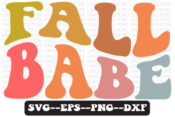 Fall Babe Quote Retro Svg Design Review