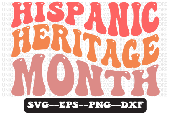 Hispanic Heritage Month Retro Svg Design Review