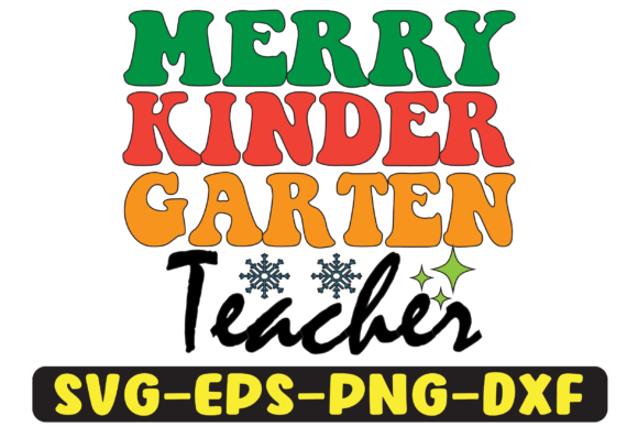Merry Kindergarten Teacher Sublimation: A Designer’s Take
