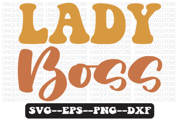 Review: Lady Boss Quote Retro Svg Design for Embroidery