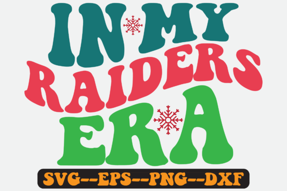 Reviewing In My Raiders Era Retro Svg Design for Stitch