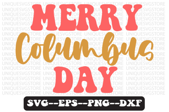 Reviewing the Merry Columbus Day Retro SVG for Embroidery