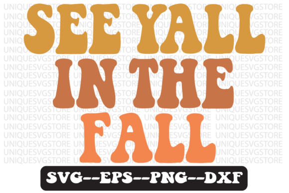 See Yall in the Fall Retro Svg Design Review